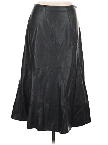 Rebecca Taylor Faux Leather Skirt (view 1)