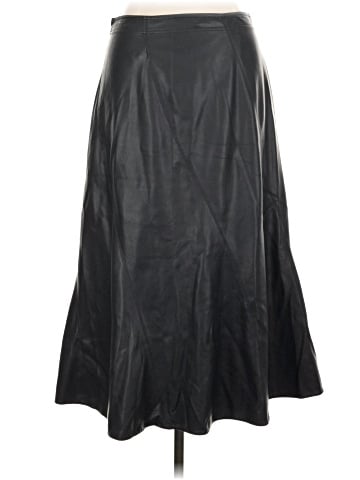 Rebecca Taylor Faux Leather Skirt (view 2)