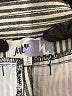 Jolt Stripes Silver Linen Pants Size 7 - photo 7