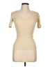 Sandro Tan Short Sleeve Top Size Lg (3) - photo 1