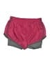 Pony 100% Polyester Color Block Red Athletic Shorts Size M - photo 2