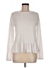 Gap Outlet Ivory Long Sleeve Top Size M - photo 1