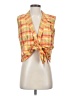 August Silk 100% Silk Orange Sleeveless Silk Top Size 4 - photo 1