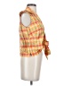 August Silk 100% Silk Orange Sleeveless Silk Top Size 4 - photo 4