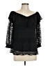 Devlin Black 3/4 Sleeve Blouse Size M - photo 1