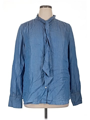 Ann Taylor Long Sleeve Button-Down Shirt (view 1)