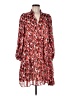 Jade 100% Polyester Print Red Casual Dress Size M - photo 1