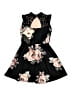 Ava & Yelly Floral Black Dress Size 10 - photo 2