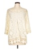 Indigo Thread Co. Ivory 3/4 Sleeve Blouse Size Lg - photo 1