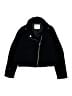 Justice 100% Polyester Solid Black Jacket Size 10 - photo 1