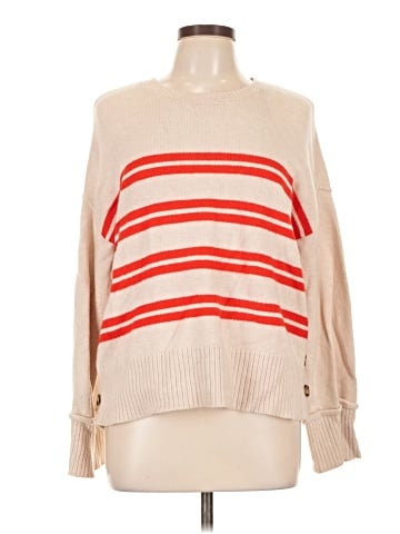 Marled Pullover Sweater (view 1)