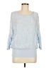 GiGi Moda Blue 3/4 Sleeve Blouse Size M (estimated) - photo 1
