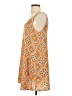 Bebop 100% Polyester Print Orange Casual Dress Size S - photo 5