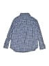 Ralph Lauren Checkered-gingham Blue Long Sleeve Button-Down Shirt Size 4 - photo 2