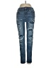 American Eagle Shoes Hearts Blue Jeans Size 00 - photo 1