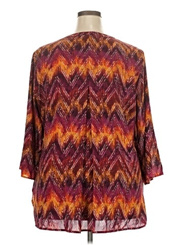 Faded Glory 3/4 Sleeve Blouse (view 2)