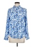 Alexander Jordan Floral Blue Long Sleeve Blouse Size M - photo 1