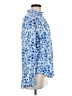 Alexander Jordan Floral Blue Long Sleeve Blouse Size M - photo 4