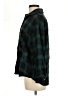 Love Notes Plaid Green Long Sleeve Blouse Size M - photo 5