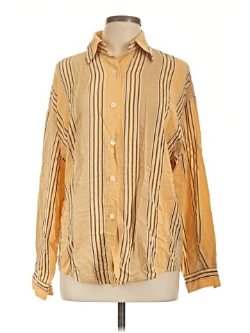 Linda Allard Ellen Tracy Long Sleeve Silk Top (view 1)