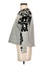 Zara W&B Collection Floral Gray Pullover Sweater Size S - photo 5