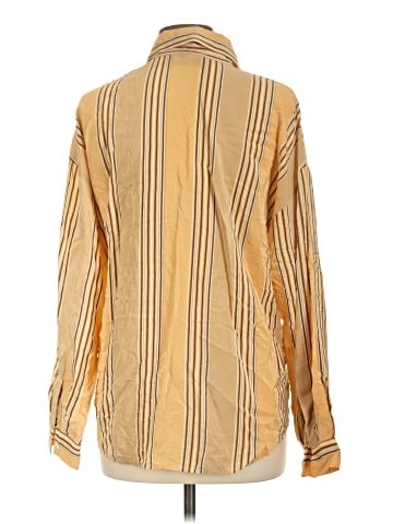 Linda Allard Ellen Tracy Long Sleeve Silk Top (view 2)