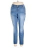 YMI Solid Blue Jeans Size 16 - photo 1
