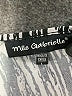 Mlle Gabrielle Print Silver Cocktail Dress Size L - photo 7