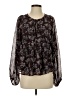 Nomad 100% Polyester Black Long Sleeve Blouse Size S - photo 1