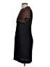 J.S.J. Petites 100% Polyester Chevron-herringbone Black Cocktail Dress Size P (petite) - photo 5