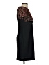 J.S.J. Petites 100% Polyester Chevron-herringbone Black Cocktail Dress Size P (petite) - photo 4