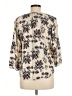 Fun2Fun 100% Rayon Tan 3/4 Sleeve Blouse Size M - photo 2