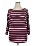 Korye Burgundy 3/4 Sleeve Top Size XL - photo 1