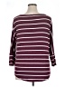 Korye Burgundy 3/4 Sleeve Top Size XL - photo 2