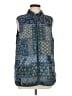 Coldwater Creek 100% Polyester Blue Vest Size M - photo 1