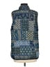Coldwater Creek 100% Polyester Blue Vest Size M - photo 2
