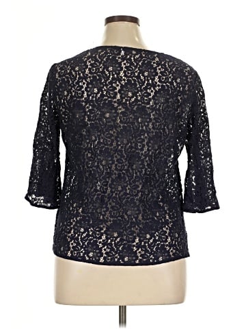 Rose + Olive 3/4 Sleeve Top (view 2)