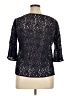 Rose + Olive Black 3/4 Sleeve Top Size 1X - photo 2