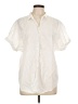 Xirena Ivory Short Sleeve Blouse Size L - photo 1