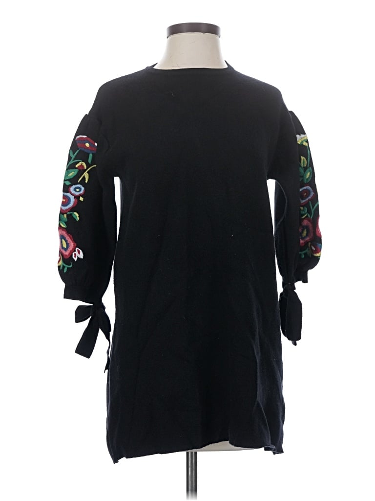 Pre-owned Zara Sweatshirt In Black