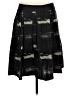 DKNY 100% Silk Black Silk Skirt Size 8 - photo 2