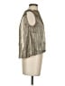Vince. 100% Polyester Metallic Silver Sleeveless Blouse Size XS - photo 4
