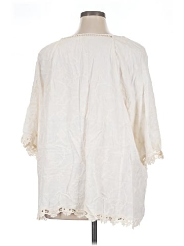 Solitaire 3/4 Sleeve Blouse (view 2)