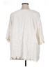 Solitaire 100% Cotton Ivory 3/4 Sleeve Blouse Size 1X - photo 2