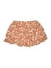 American Eagle Outfitters 100% Viscose Floral Orange Shorts Size S - photo 2