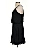 Milly Solid Black Casual Dress Size 2 - photo 5