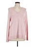 Style&Co Pink Pullover Sweater Size L - photo 1