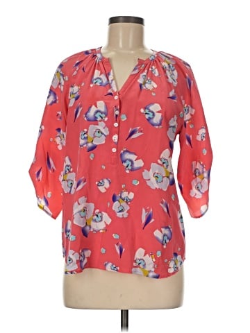 Yumi Kim 3/4 Sleeve Silk Top (view 1)