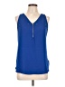 Express 100% Polyester Blue Sleeveless Top Size L - photo 1