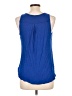 Express 100% Polyester Blue Sleeveless Top Size L - photo 2